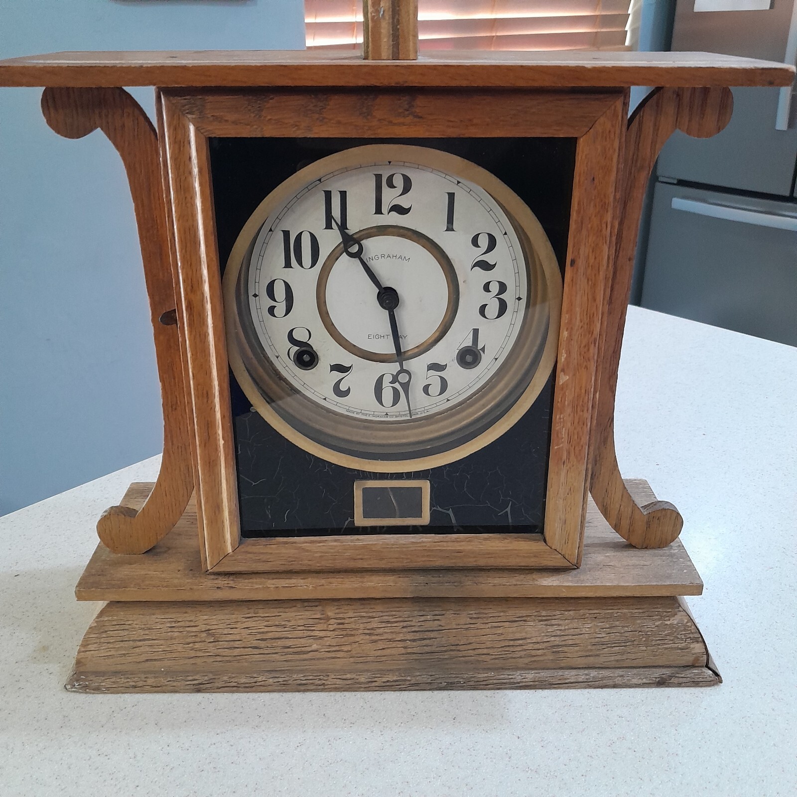 Vintage Ingraham Eight Day Clock/Parts eBay