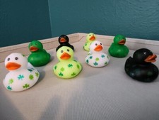 2" St. Patrick's Day / Irish Rubber Ducks - Set of 8