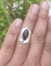 Black Onyx Ring 925 Sterling Silver Band Statement Handmade Ring All size