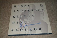 BENNY ANDERSSON SIGNED AUTOGRAPH IN PERSON 12" VINYL LP used ABBA