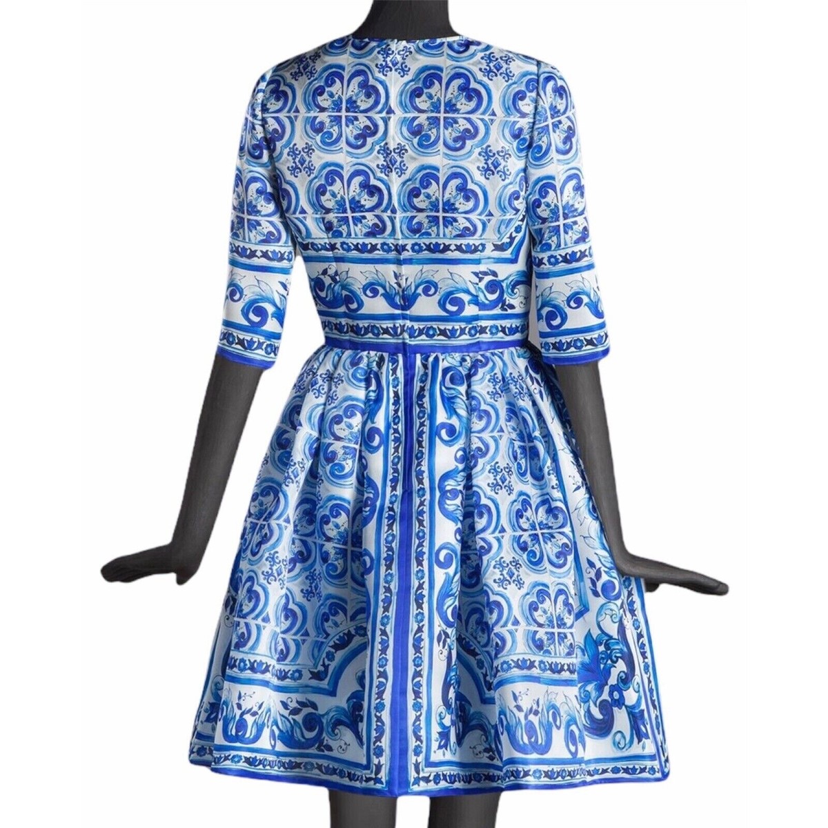 dolce and gabbana blue tile dress Portuguese Blue Tile Dress  The Portuguese Store