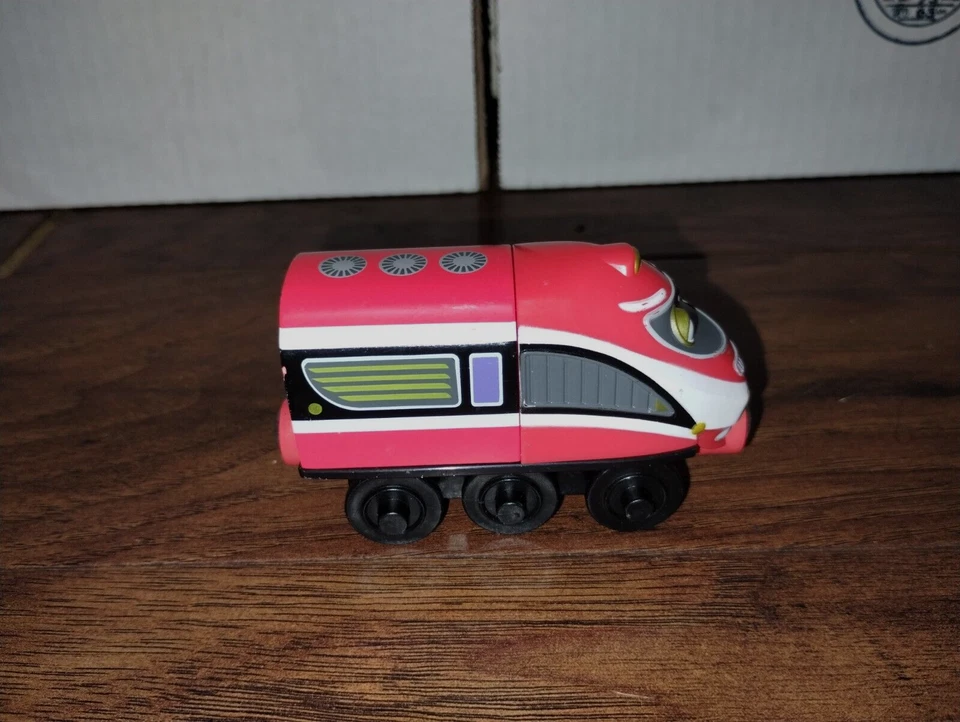Tomy Chuggington Wooden Daley. - Image 4 of 4