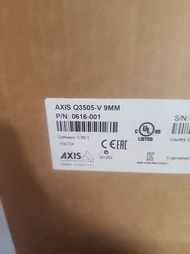 AXIS Q3505-V Telecamera di rete a cupola fissa per interni 9 mm 0616-001 - Foto 2 di 5