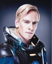 MICHAEL FASSBENDER signed autograph 20x25cm PROMETHEUS in person autograph COA