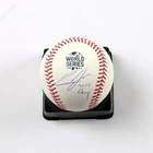 Luke Jackson Signed Baseball Inscribed "21 WS Champs" - Beckett COA