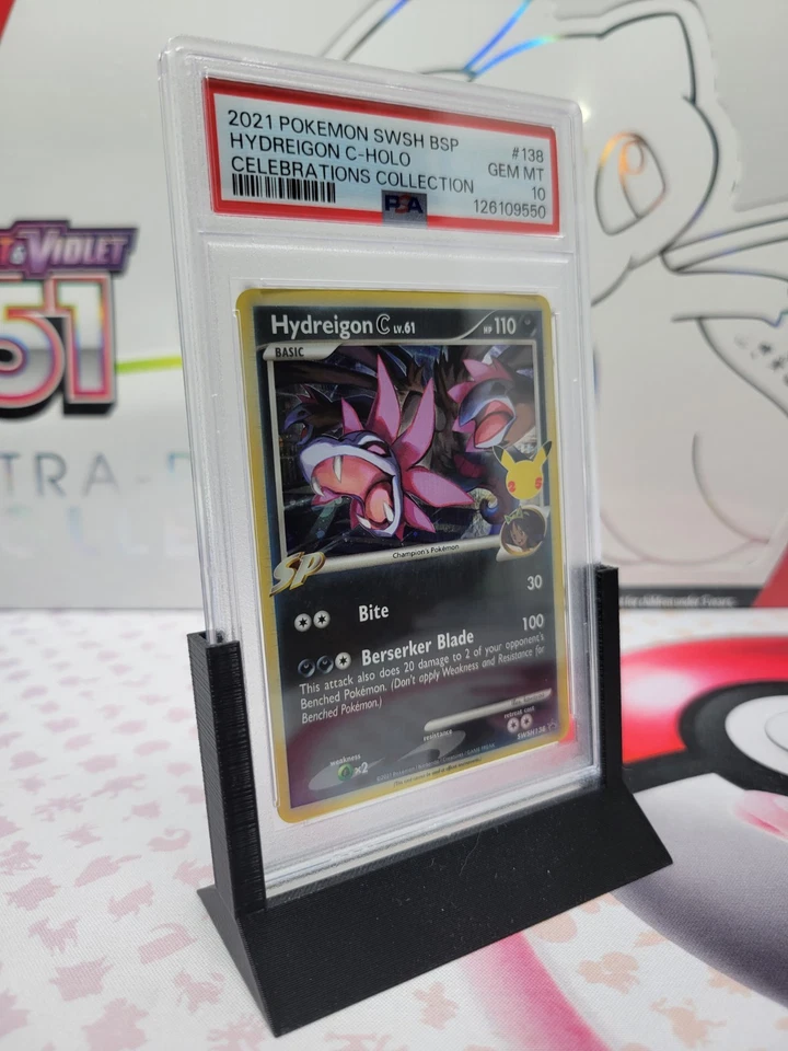 2021 Hydreigon C lv.61 SWSH138 Sword & Shield Promo Cards Holo PSA 10 Low Pop - Image 3 of 4