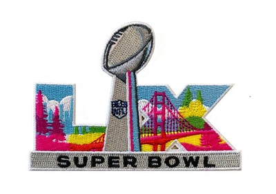 #ad Super Bowl 60 LX Patch Iron on IN STOCK $9.45
