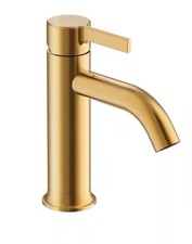 Glacier Bay Ryden Single Hole Single-Handle Bathroom Faucet in Brushed Gold