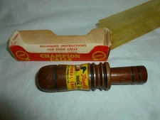Vintage Faulk's WA-33 International Champion Wooden Mallard Duck Call Lot N-395