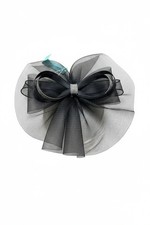 Diamante Bow Fascinator Headband Clip Wedding Hat Prom Royal Ascot Races Prom UK