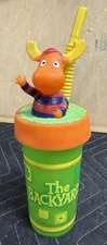 Vtg Nickelodeon The Backyardigans Cup Tumbler Tyrone Zak Designs 2005 Y2K Pablo