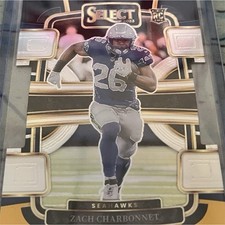 2023 Panini Select Rookie Prizm Concourse Zach Charbonnet #86 Seahawks NFL