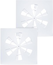 2 Pack 24"X24" Adjustable Ceiling Vent Cover  Air Deflector - AC/HVAC Heat Defl