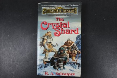 The Crystal Shard R. A. Salvatore 1988 Forgotten Realms Fantasy Adventure TSR PB