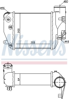 NISSENS 96417 Ladeluftkühler für AUDI