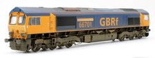 BACHMANN 'OO GAUGE' 32-727 GBRF BLUE CLASS 66 701  DIESEL LOCOMOTIVE