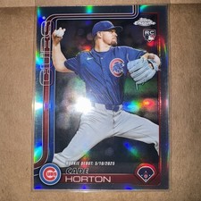 2025 Topps Chrome Update Series - Cade Horton #USC63 Refractor (RC)