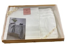 TOVAGLIA 12 POSTI CON TOVAGLIOLI LAURA BIAGIOTTI SERVIZIO DA TAVOLA X 12