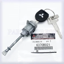 GENUINE OEM  MITSUBISHI OUTLANDER LEFT FRONT DOOR CYLINDER KEYS & LOCK 6370B021