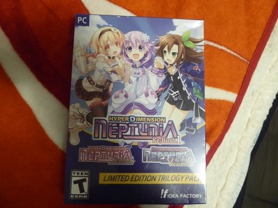 Hyperdimension Neptunia ReBirth Limited Edition Trilogy Pack (PC, 2016) Sealed