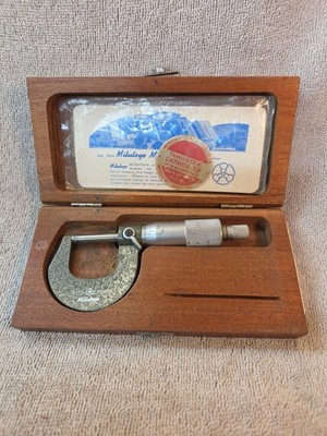 0-1'' Mitutoyo Outside Micronetrr 103-260 With Case & NO WRENCH 
