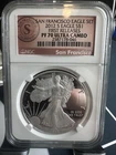 2012-S AMERICAN SILVER EAGLE PF70 ULTRA CAMEO NGC SAN FRANCISCO SET FR