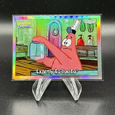 2025 Topps Chrome SpongeBob Squarepants Refractor 194 Exactly As You Do