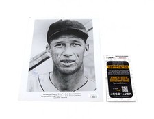 Lefty Grove Signed 8 x 10 B&W Photo Red Sox JSA Auto