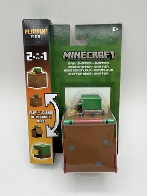 Minecraft Flippin Figs 2-in-1 Baby Sniffer + Sniffer Action Figure Mojang Studio