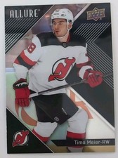 2024-25 Upper Deck Allure Hockey Timo Meier Black Rainbow 