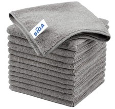 Microfiber Cleaning Cloths, Streak Free Microfiber Towels, 12 Pack