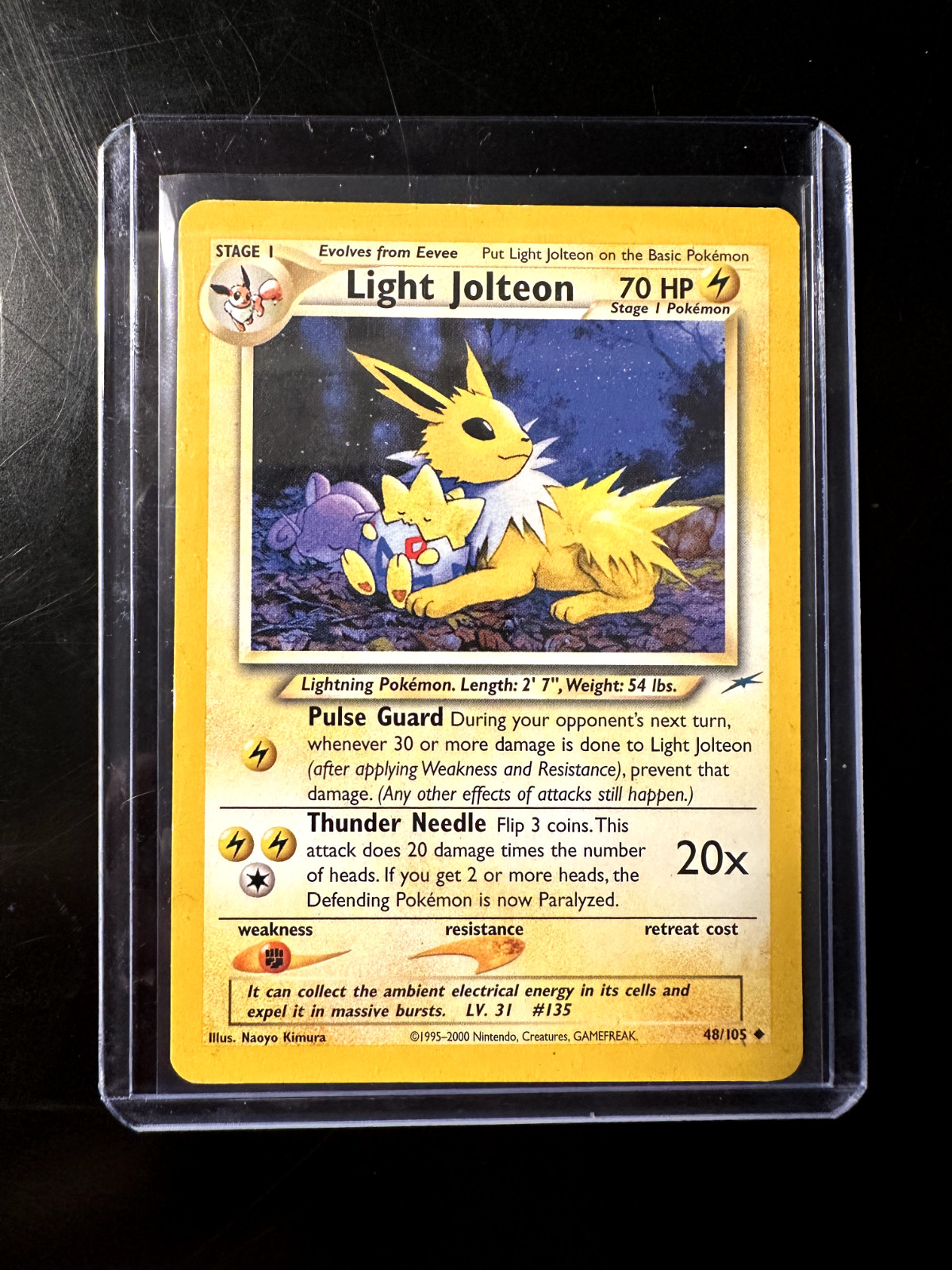 2000 LIGHT JOLTEON 48/105 Neo Destiny Regular Near Mint