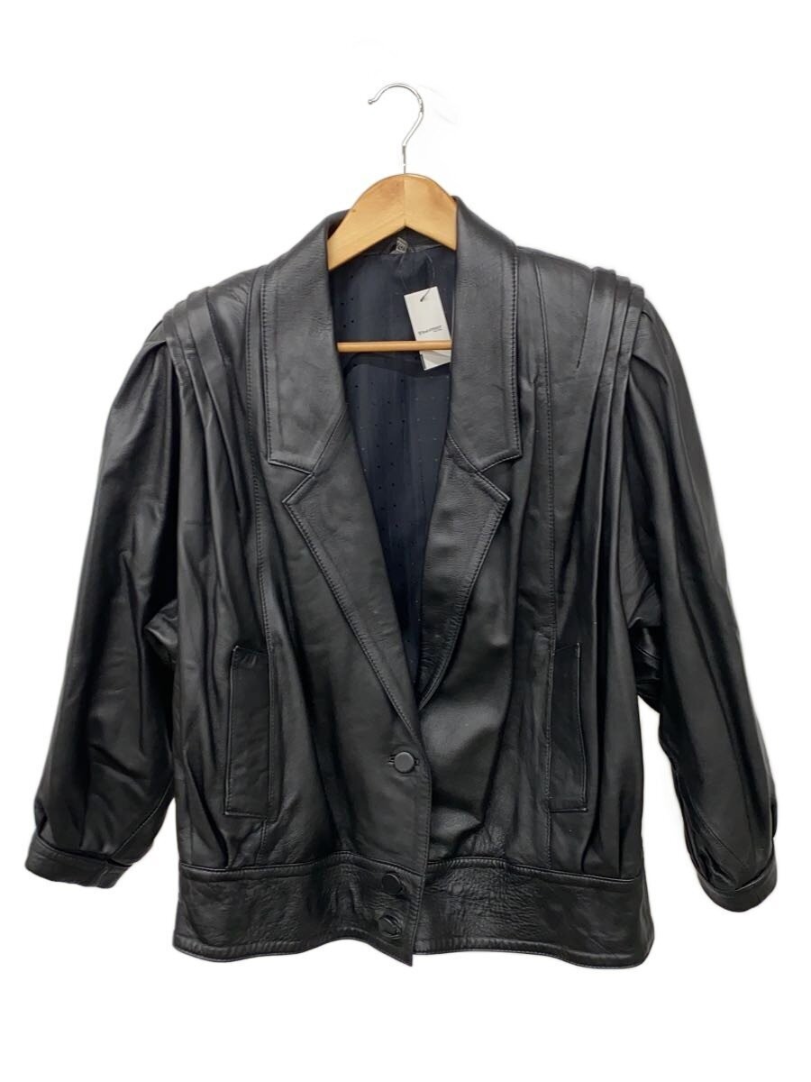Leather Jacket Blouson/42/Leather/Blk 3464