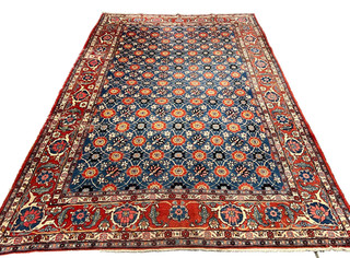 Hand knotted oriental carpet living room Veramin 320 x 205 cm rug carpet