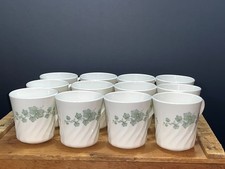 Corning Corelle Callaway Green Ivy Set of 4 Coffee Cups