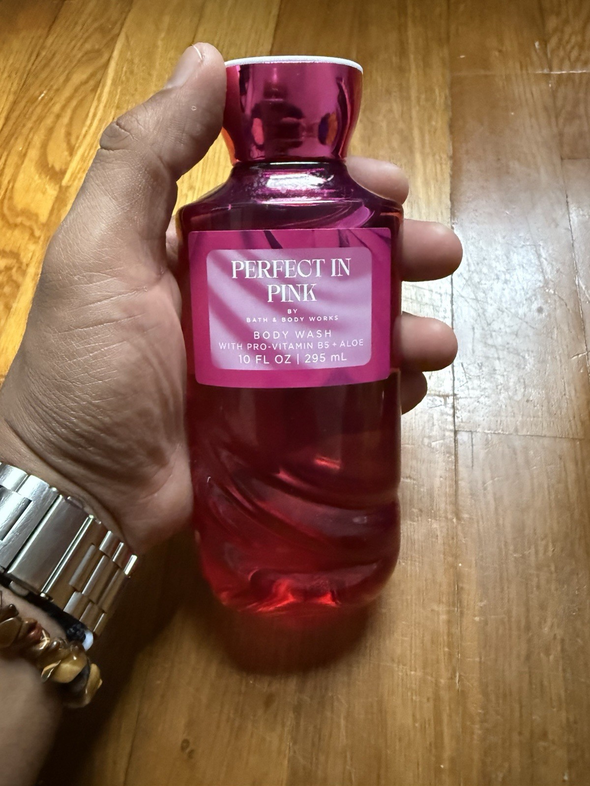 New Bath & Body Works PERFECT IN PINK Body Wash W/ Pro-Vitamin B5 - 10 oz.