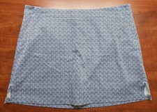 Lady Hagen Blue and White Geometric Skort Size 16 B102