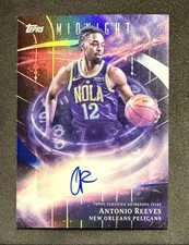 2025-26 Topps Midnight - Stroke of Midnight Auto Antonio Reeves #SM-AR (AU)
