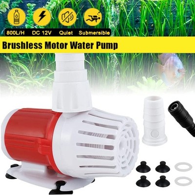 Wasserpumpe Selbstansaugend Pumpe 12V Tauchpumpe 20W Aquarium Teichpumpe 1100L/H