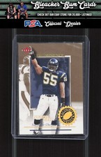 2001 Fleer Authority 87 Junior Seau Prominence Gold #/125