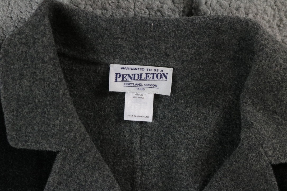 Pendleton Wool Jacket Plus XL Gray Double Time Re… - image 2