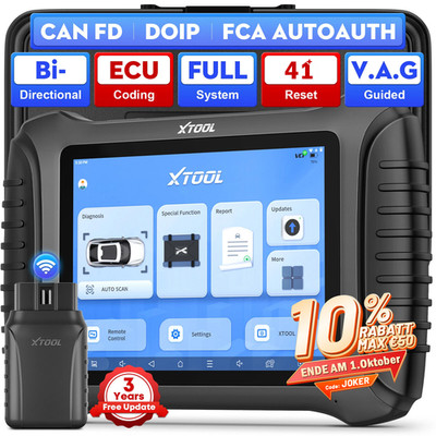 XTOOL IP900 BT Profi OBD2 Diagnosegerät ALLE System ECU Coding Key Programmer DE