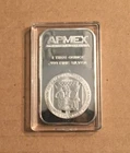 APMEX 1 OZ Silver Bar .999 Fine Silver in Capsule (Some Toning)