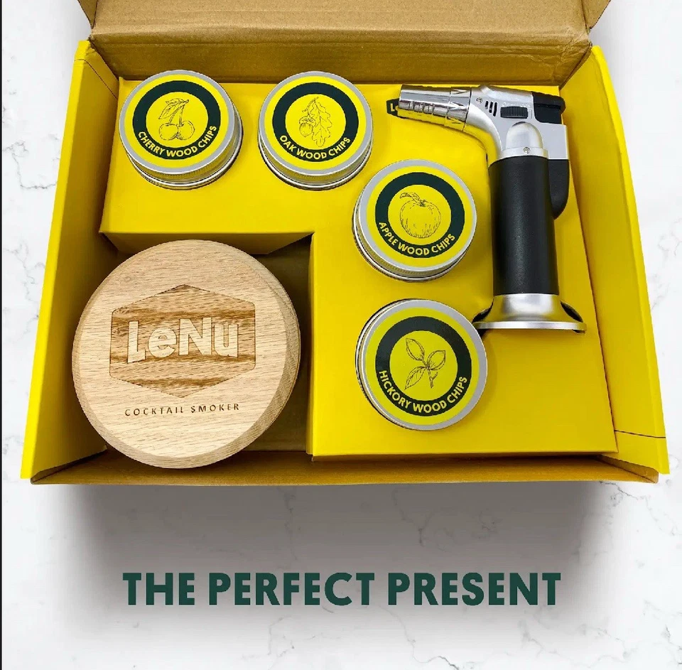 Коктейльный коптильня с факелом и деревянными сколами - Изображение 3 из 4