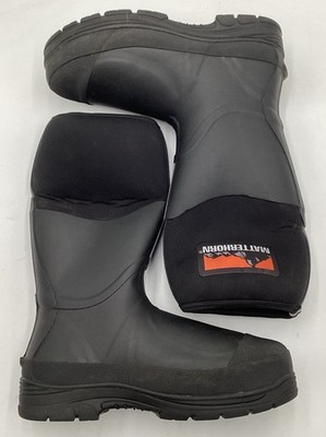 Matterhorn Men's 16'' Steel Toe Metguard Rubber Work Boot Black-Size 13 M