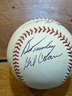 MULTI SIGNED BOB TURLEY GIL COAN BILLY HUNTER JOE DURHAM AUTO RAWLINGS BASEBALL