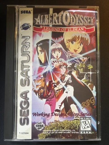 Albert Odyssey: Legend of Eldean Sega Saturn (1996 Classic RPG, Tested Working)
