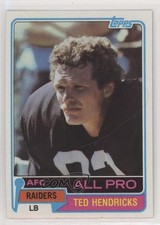 1981 Topps Ted Hendricks #200 HOF 0e1b
