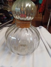 Vintage Glass Mexican Blown Decanter with Cor...