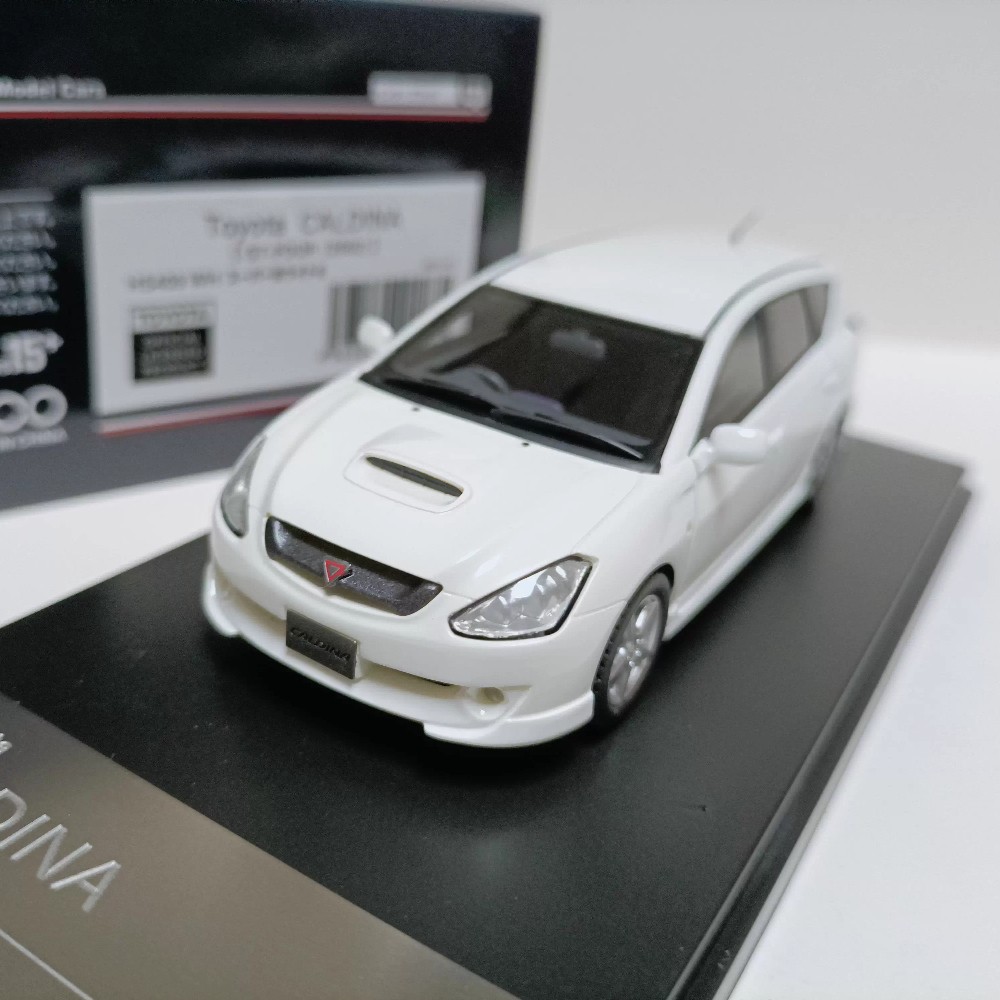 402-708 Hi-Story 1/43 トヨタ CALDINA GTFOUR Hi story 1:43 Toyota CALDINA GT-Four White wagon car model | eBay